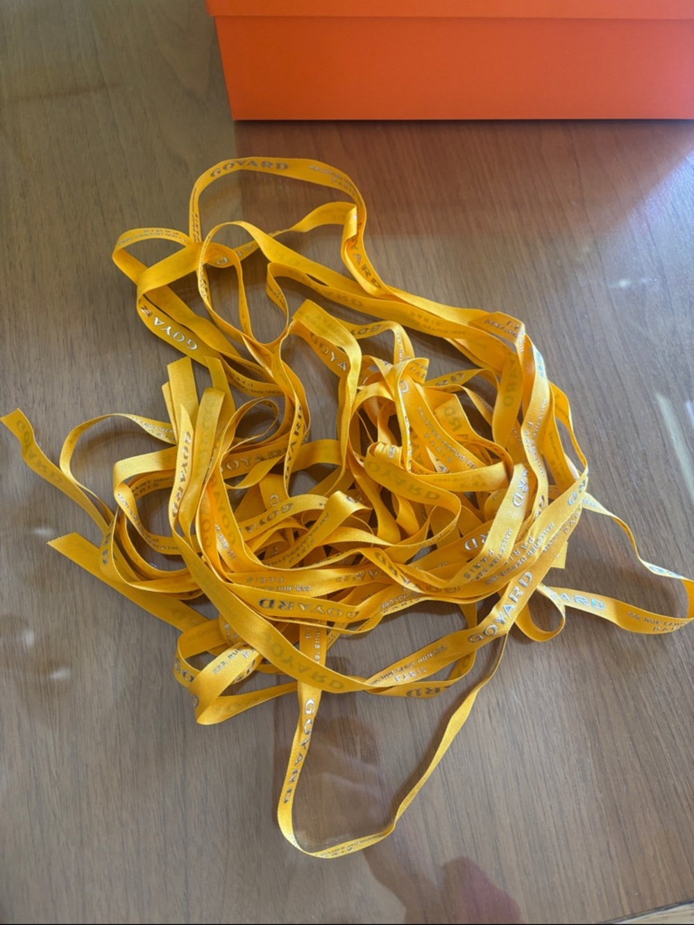 Tons of Goyard ribbon